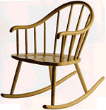 Stuart's rocking chair from the Wood Design Collection.