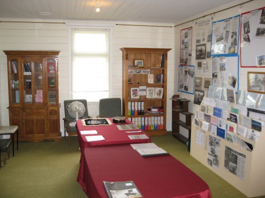Inside the history room