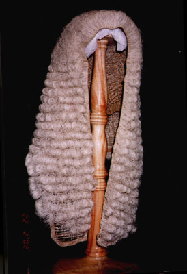 Wig worn by the Speaker of the NSW Legisative Assembly