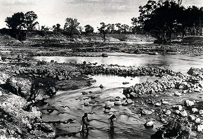 Aboriginal boys fishing