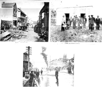 Photographs taken during cleansing operations in quarantine areas, Sydney