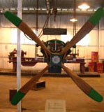 B.E.2 E. engine and propeller