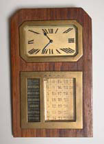 Long-service award - clock/calendar