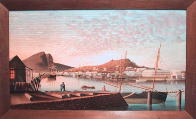 Townsville (painted from Evans Deakin Slipway, Ross Creek)