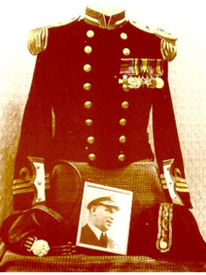 Naval Dress Uniform and Medals.