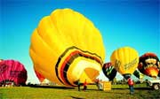 Ballooning in Mildura.