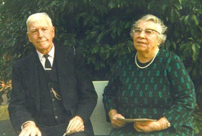 Dulcie and Jack Tobin, 1974, their diamond wedding anniversary