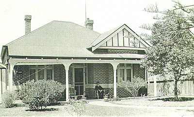 The family home at Mt. Lawley where the quilt was made.