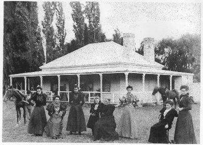 The Pendergast women at Pender's Court homestead