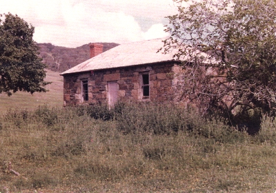 Remains of cottage built by William Weir c.1880