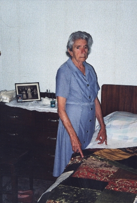 Helen with part of the quil, 2000
