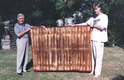 John Hepburn with grandson Nicholas Turner, 1996