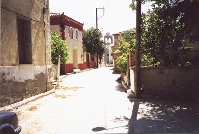 View of the village of Atsiki, island of Limnos